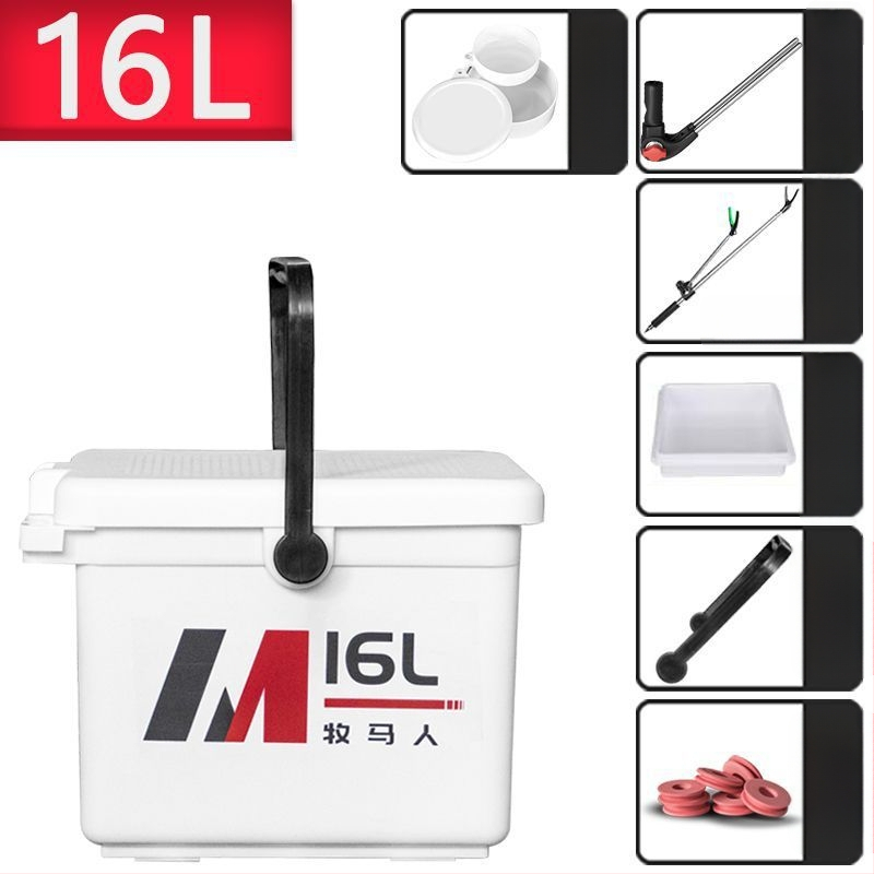 Zvejas kaste Wrangler - 12–20 L, plastmasa