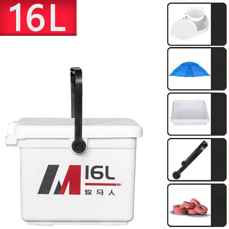 Zvejas kaste Wrangler - 12–20 L, plastmasa