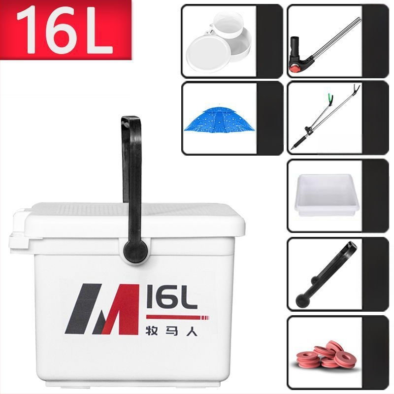 Zvejas kaste Wrangler - 12–20 L, plastmasa