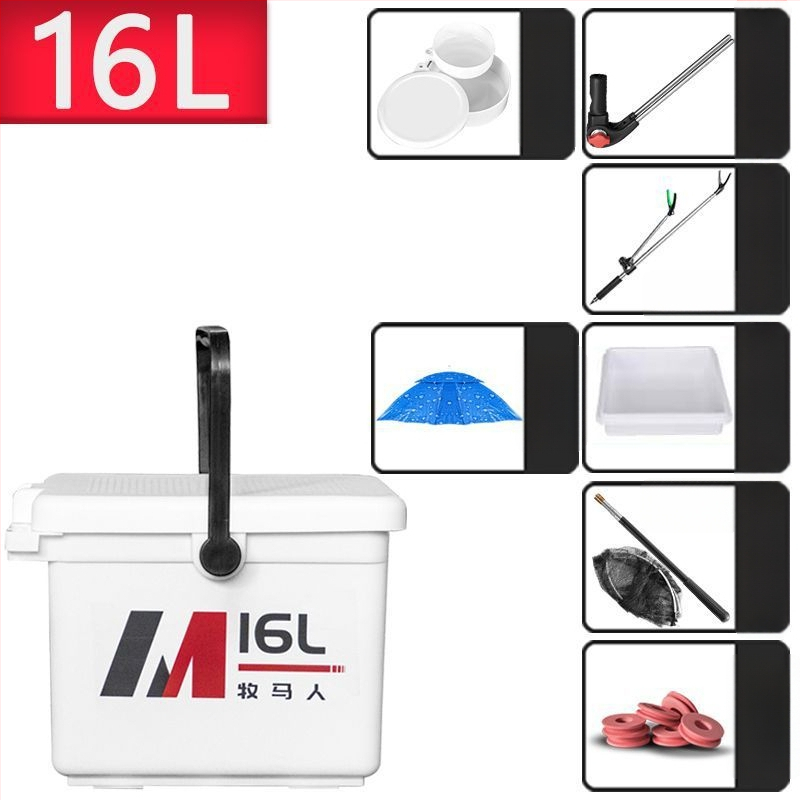 Zvejas kaste Wrangler - 12–20 L, plastmasa