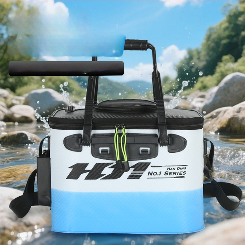 Saliekams EVA kauss dzīviem zivīm, pārnēsājamais zvejas kauss, 410 g, pielāgojams