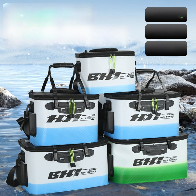 Saliekams EVA kauss dzīviem zivīm, pārnēsājamais zvejas kauss, 410 g, pielāgojams