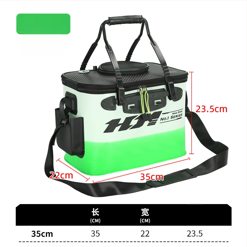 Saliekams EVA kauss dzīviem zivīm, pārnēsājamais zvejas kauss, 410 g, pielāgojams