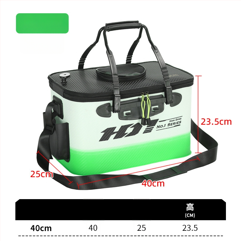 Saliekams EVA kauss dzīviem zivīm, pārnēsājamais zvejas kauss, 410 g, pielāgojams