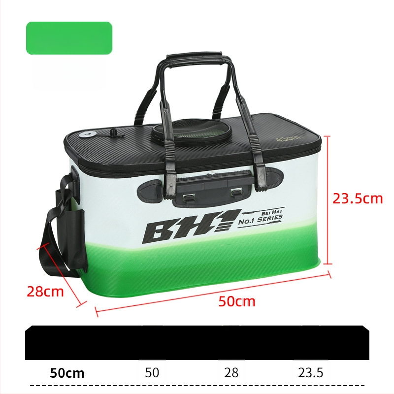 Saliekams EVA kauss dzīviem zivīm, pārnēsājamais zvejas kauss, 410 g, pielāgojams