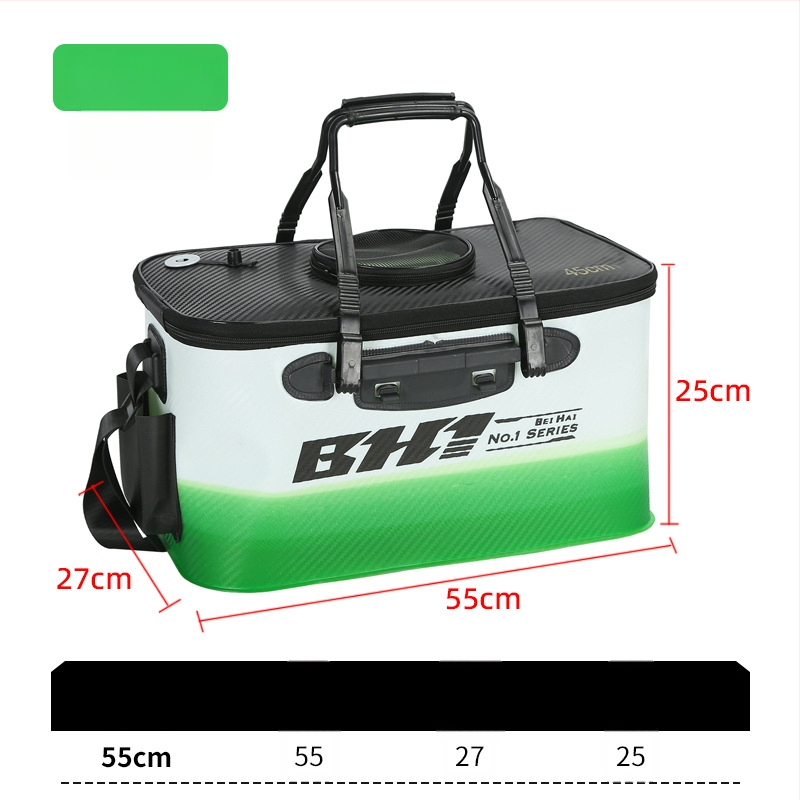 Saliekams EVA kauss dzīviem zivīm, pārnēsājamais zvejas kauss, 410 g, pielāgojams