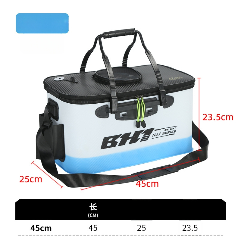 Saliekams EVA kauss dzīviem zivīm, pārnēsājamais zvejas kauss, 410 g, pielāgojams