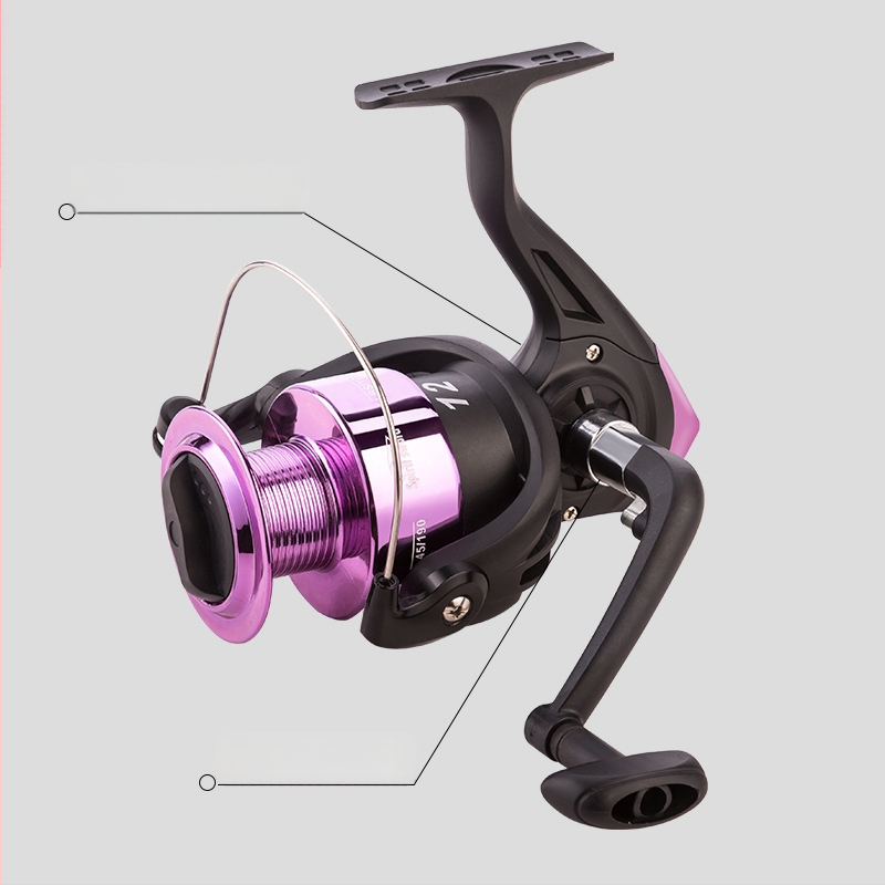 spininga spole ar nerūsējoša tērauda ass un dubultajiem gultņiem jūras makšķerēšanai