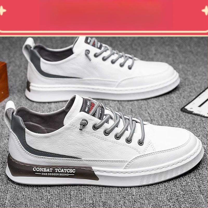 Vyriski skate bateliai iš dviejų sluoksnių karvų odos, smailus pirštas, žemas viršus, gumos padas, PU įdėklas