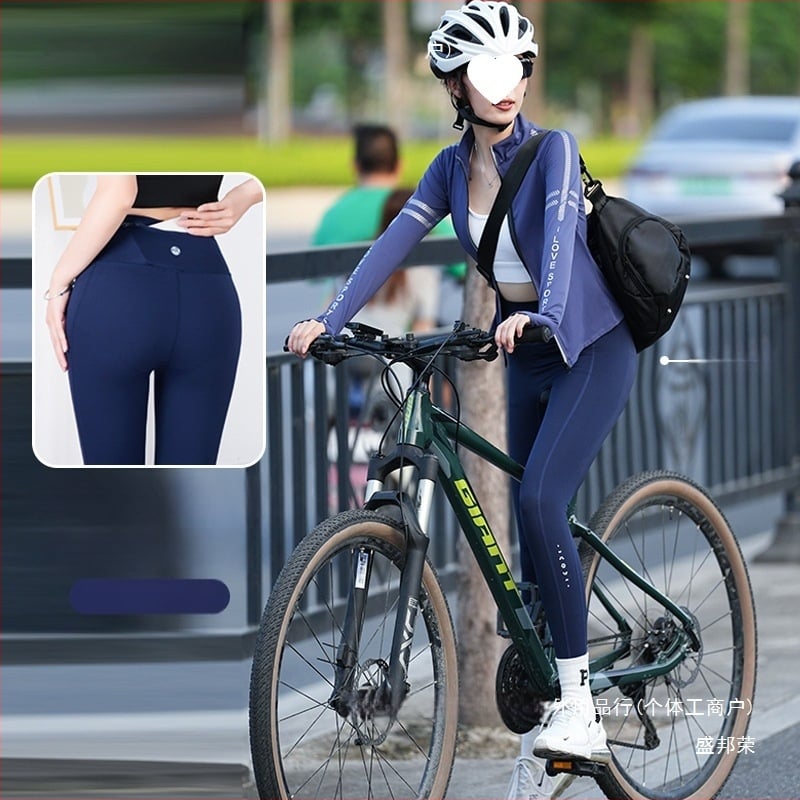 Unisex kelio dviratininkų komplektas – drėgmės pašalinimas, greitas džiovinimas, dryžuotas raštas, rudens sezonas