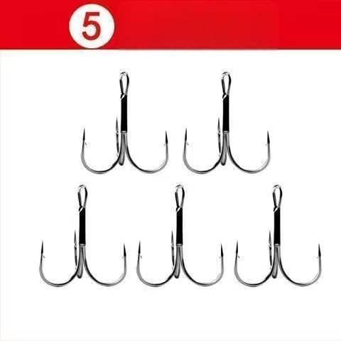 Fishing Hook Set: String and Anchor Hooks for Carp and Spearfish, No Barbs