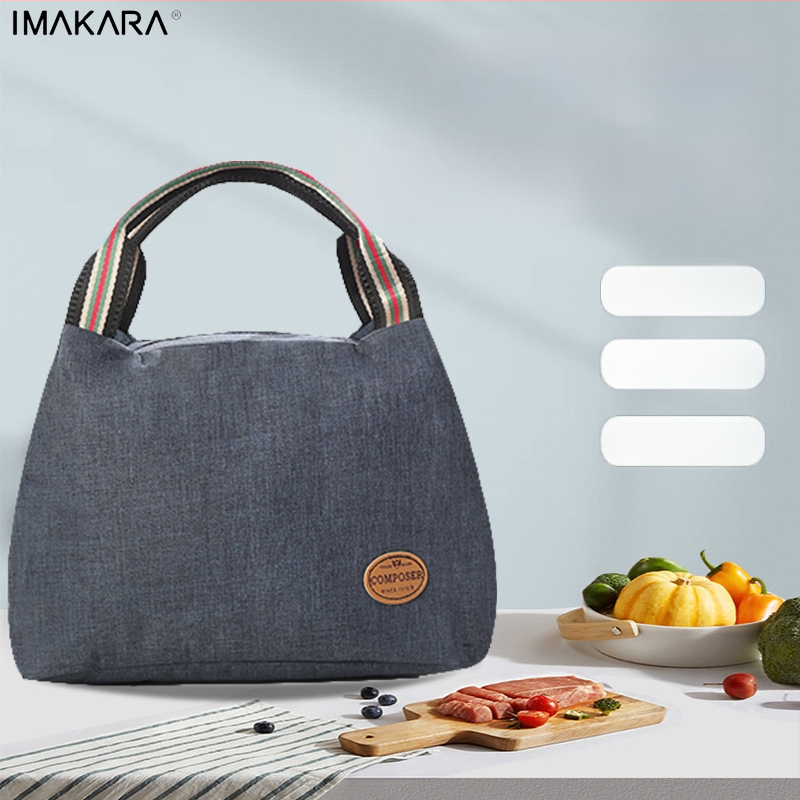 BNRU Korejas stilā termo soma pusdienām, ūdensizturīga, mūsdienīgs minimālisma stils, modelis 006