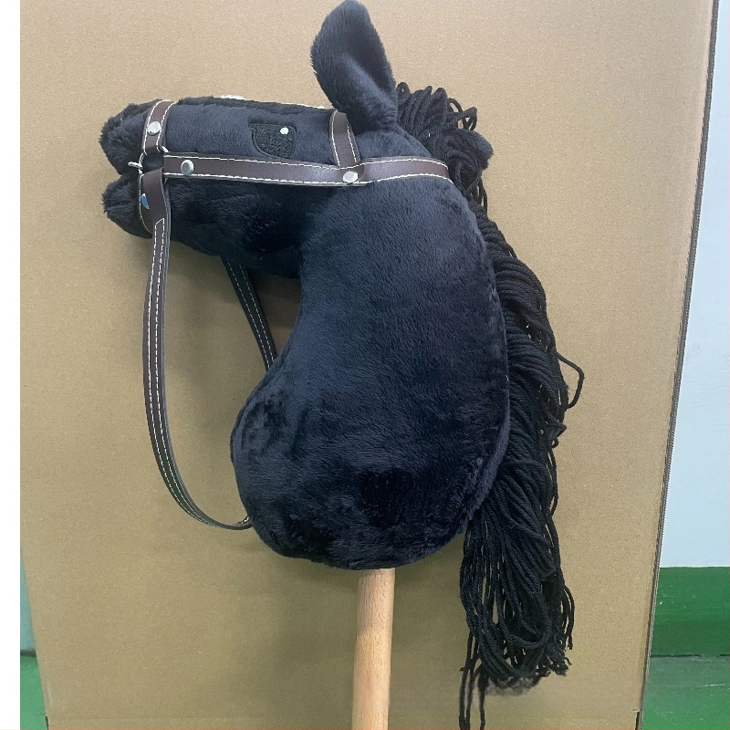 Pliisist mänguasja hobuse peaga - kohandatavate näidistega (lühikarva plüüs; PP puuvillane täidis; 14+ vanus)