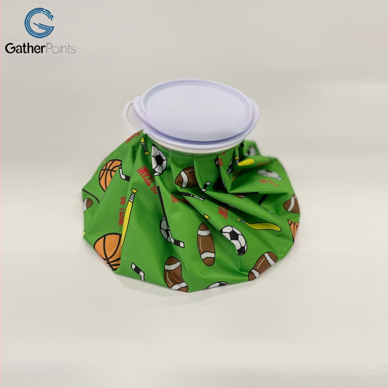 Nešiojamos sporto terapijos šaldymo pakuotė, sulankstoma, greitas aušinimas ir vandens įpurškimas; medžiaga: poliesteris su PVC/TPU danga; tinka sportui ir piknikams