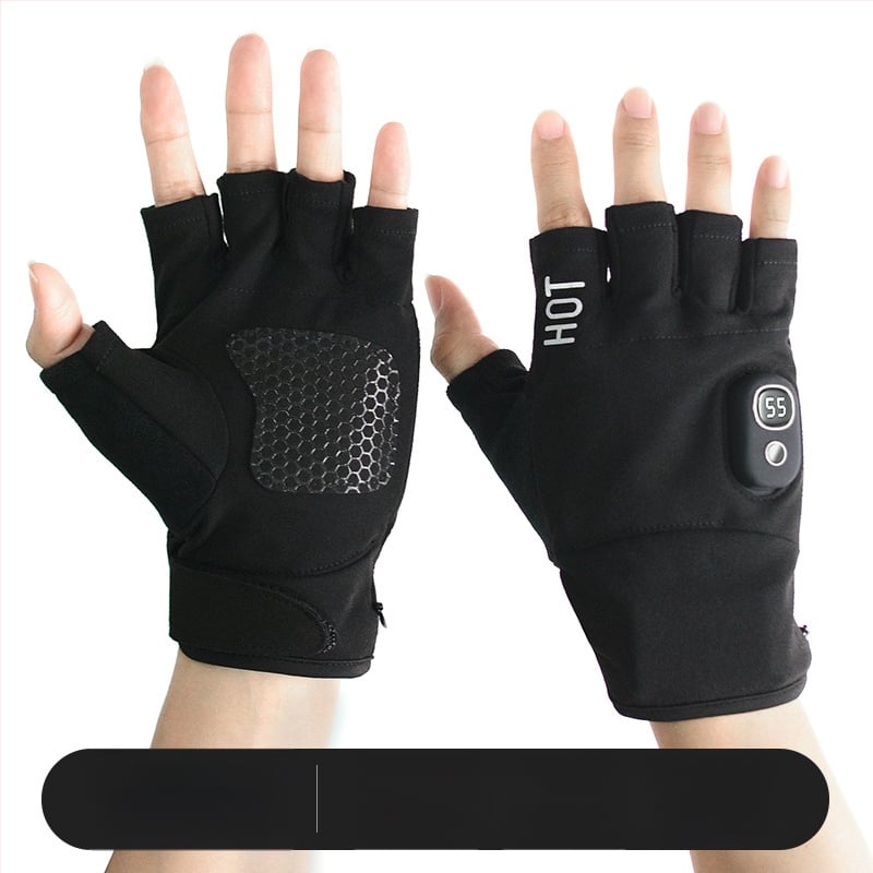 Elektriskās apkures cimdi – Uzlādējami, Flīsa materiāls, Unisex, Slēpošanai