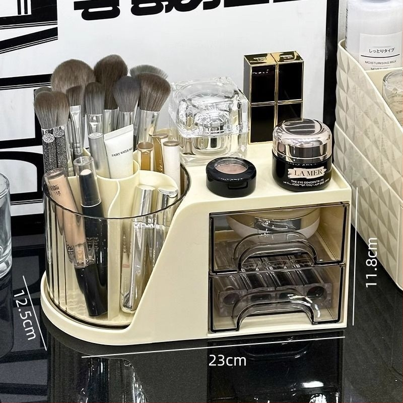 Griezā viss vienā pildspalu turētājs un rakstāmgalda organizētājs, mūsdienīgs minimālisms, liela ietilpība (Materiāli: ABS+PS+PP+HIPS; Pielāgojama; Izdots 2023; Stils: Modernā vienkāršība)