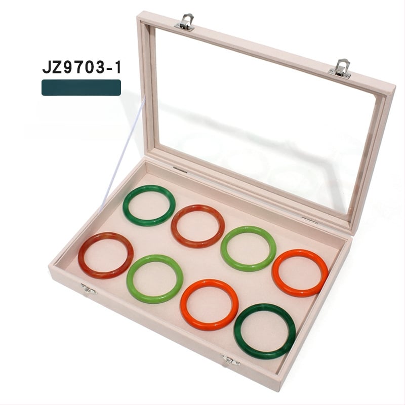 Cutie pentru bijuterii Mengluo, model JZ9703, lemn, stil coreean