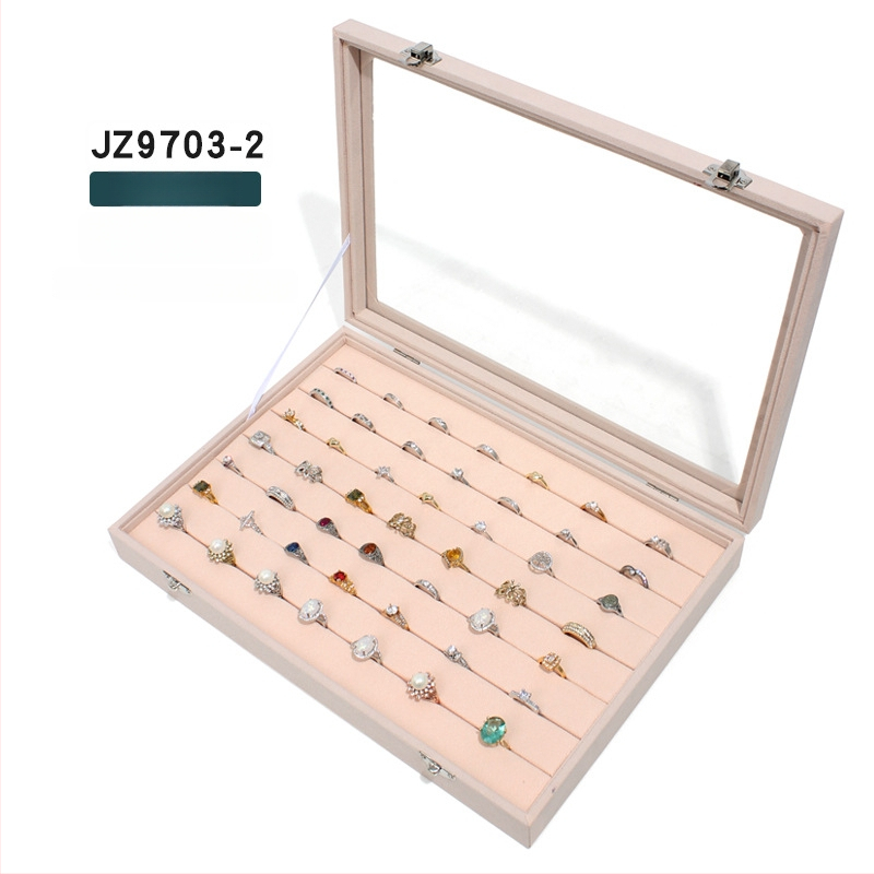 Cutie pentru bijuterii Mengluo, model JZ9703, lemn, stil coreean