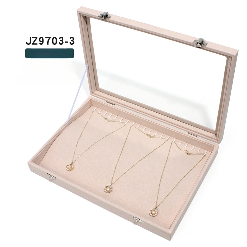 Cutie pentru bijuterii Mengluo, model JZ9703, lemn, stil coreean