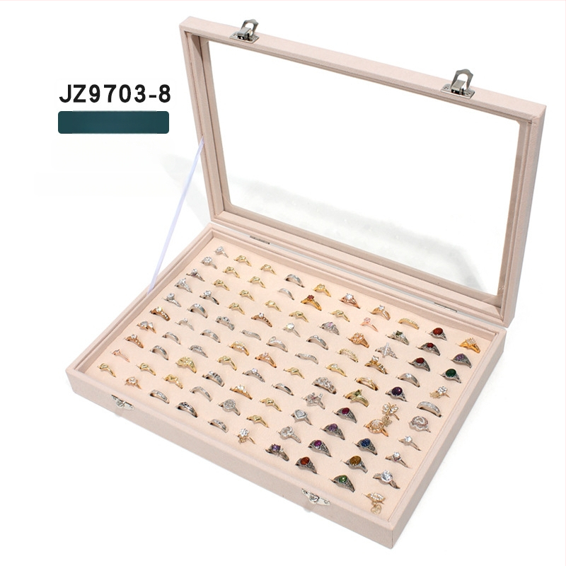 Cutie pentru bijuterii Mengluo, model JZ9703, lemn, stil coreean