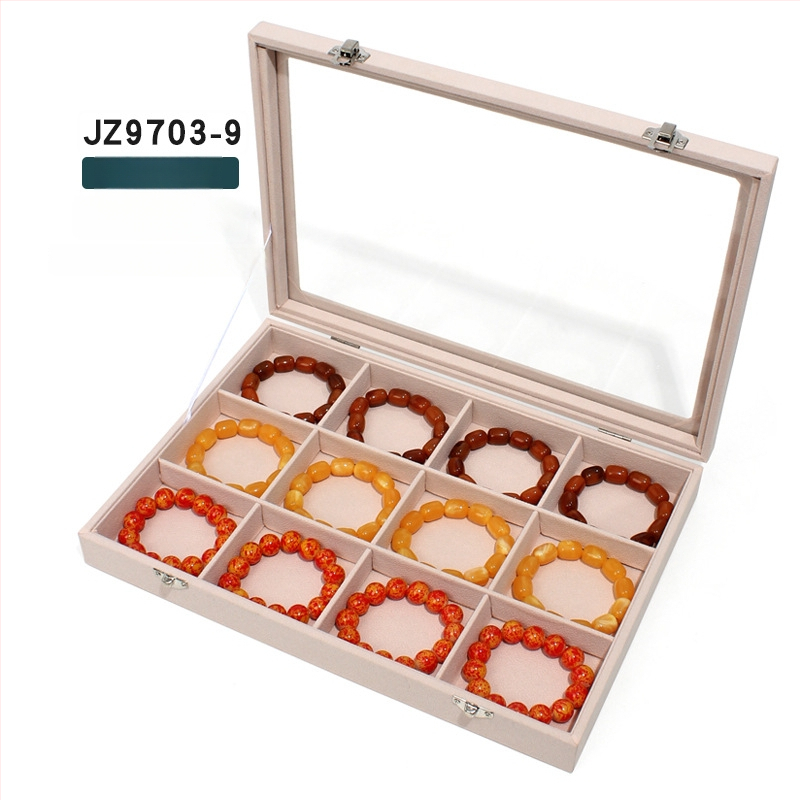 Cutie pentru bijuterii Mengluo, model JZ9703, lemn, stil coreean