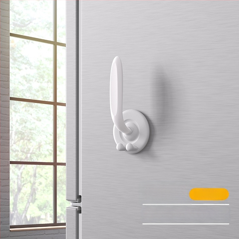 Užuolaidų laikiklis, sieninis tvirtinimas, medis, modernus minimalistinis stilius, šoninis vėjo atsparus kabliukas