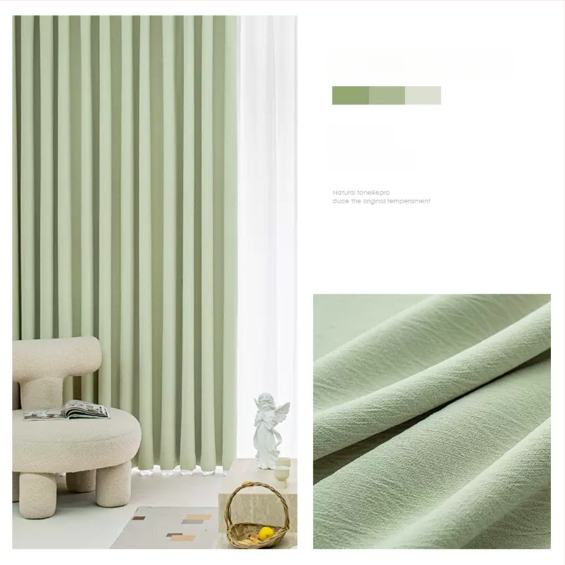 Chenille függöny jacquard szövésű, Magas árnyékolás 71–90%, Light Luxury stílus, nappali és hálószoba számára