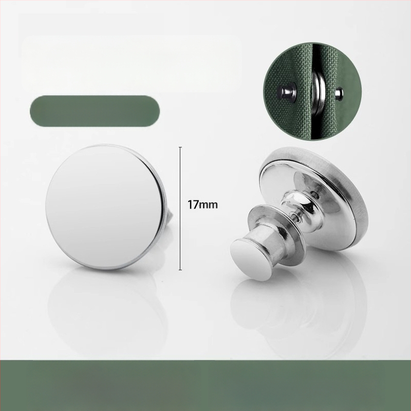 Vējizturīgs aizkaru magnētiskā aizvēršanas komplekts (pāris) ar āķiem, klipu un jostu