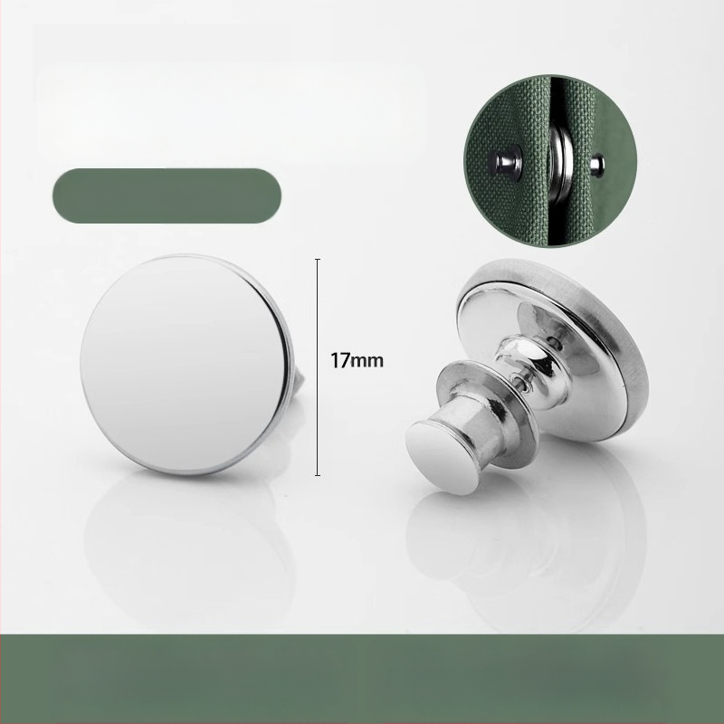 Vējizturīgs aizkaru magnētiskā aizvēršanas komplekts (pāris) ar āķiem, klipu un jostu