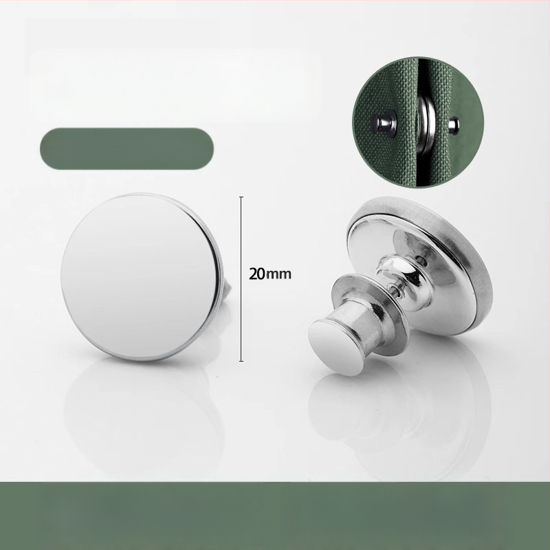 Vējizturīgs aizkaru magnētiskā aizvēršanas komplekts (pāris) ar āķiem, klipu un jostu