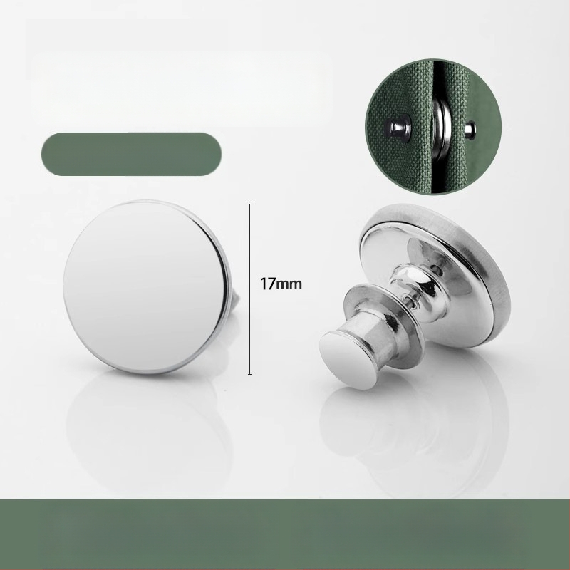 Vējizturīgs aizkaru magnētiskā aizvēršanas komplekts (pāris) ar āķiem, klipu un jostu