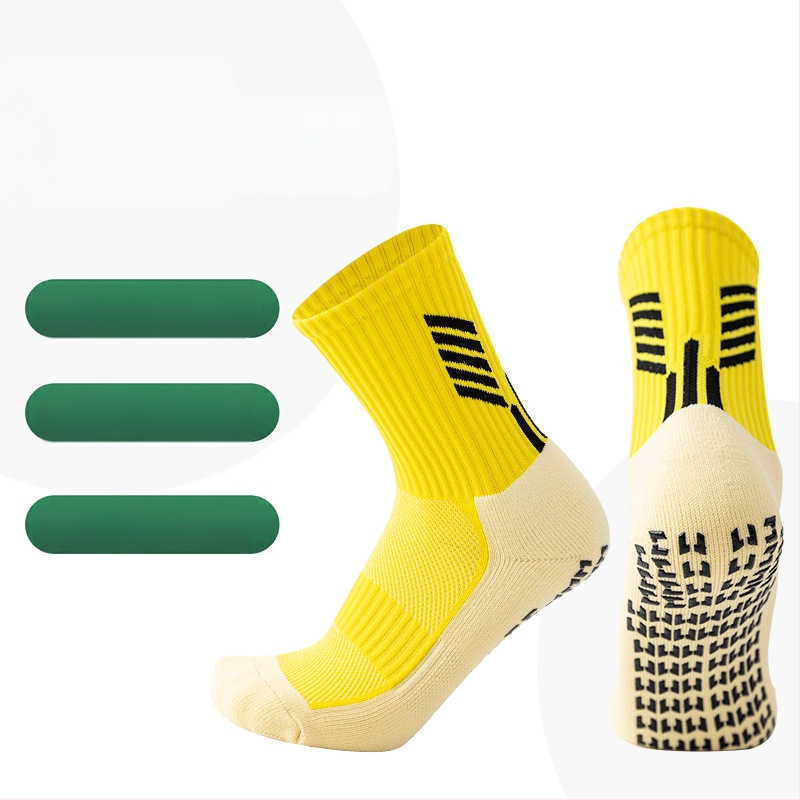 Futbolo kojinės, rudens–žiema, vidutinio ilgio, klijuotas padas ir rankšluosčio tipo padas, atsparios slydimui, sugeria prakaitą