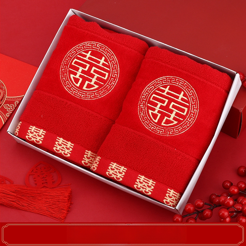 Veido rankšluostis, 100% medvilnė, 100 g, siuvinėjimas ir džakardas, kinų stilius