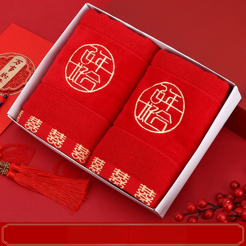 Veido rankšluostis, 100% medvilnė, 100 g, siuvinėjimas ir džakardas, kinų stilius