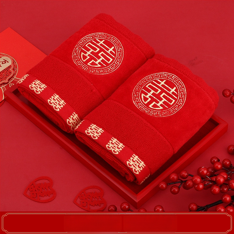 Veido rankšluostis, 100% medvilnė, 100 g, siuvinėjimas ir džakardas, kinų stilius