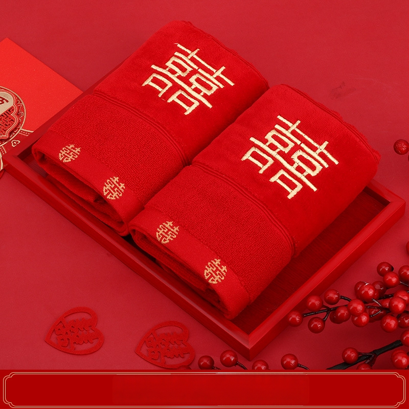 Veido rankšluostis, 100% medvilnė, 100 g, siuvinėjimas ir džakardas, kinų stilius