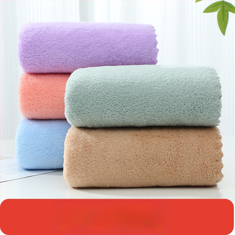 Korall Velúr fürdőtörölközők 3 részes szett, 100% pamut, sima szövés, céges ajándék