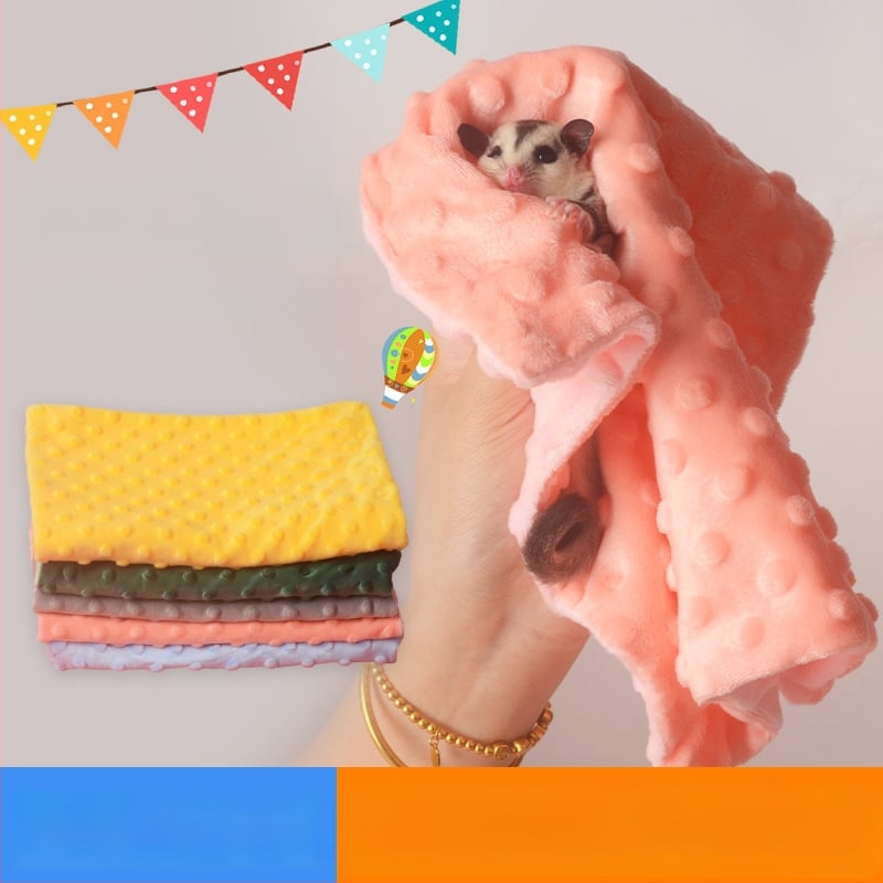 Bean fleece pledas, neimportuota, minkšta ir šilta, su graužikų raštu