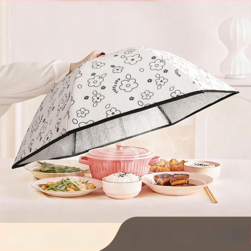 Kokkupandav isoleeritud köögiviljakate - mitmekülgne tolmukaitse välistingimustes, putukate kilp, materjalid: PP + alumiiniumfoolium + polüester