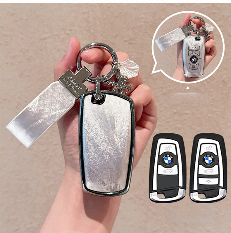 TPU potpuno kućište ključa BMW 3. serije, kopča, japansko-korejski stil, prilagodljivo
