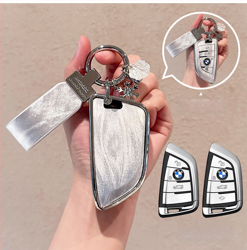 TPU potpuno kućište ključa BMW 3. serije, kopča, japansko-korejski stil, prilagodljivo