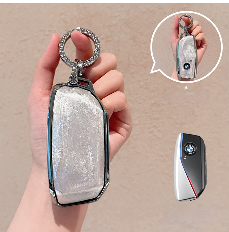 TPU potpuno kućište ključa BMW 3. serije, kopča, japansko-korejski stil, prilagodljivo