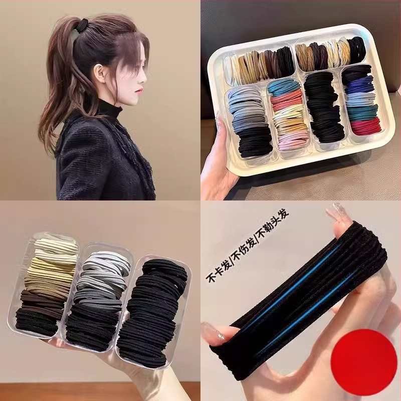 Gumica za kosu od tkanine, ručna izrada, korejski stil, visoka elastičnost (proljeće 2025 izdanje)