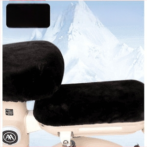 Žieminis sėdynės uždangalas elektriniam dviračiui, medvilnės medžiaga, be užpildo, be logotipo