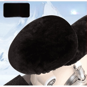 Žieminis sėdynės uždangalas elektriniam dviračiui, medvilnės medžiaga, be užpildo, be logotipo