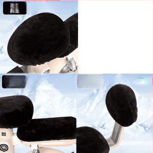 Žieminis sėdynės uždangalas elektriniam dviračiui, medvilnės medžiaga, be užpildo, be logotipo