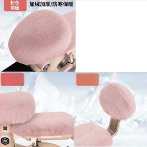 Žieminis sėdynės uždangalas elektriniam dviračiui, medvilnės medžiaga, be užpildo, be logotipo