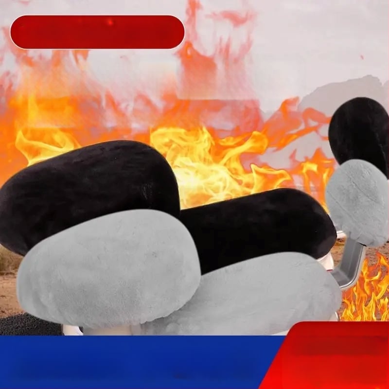 Žieminis sėdynės uždangalas elektriniam dviračiui, medvilnės medžiaga, be užpildo, be logotipo