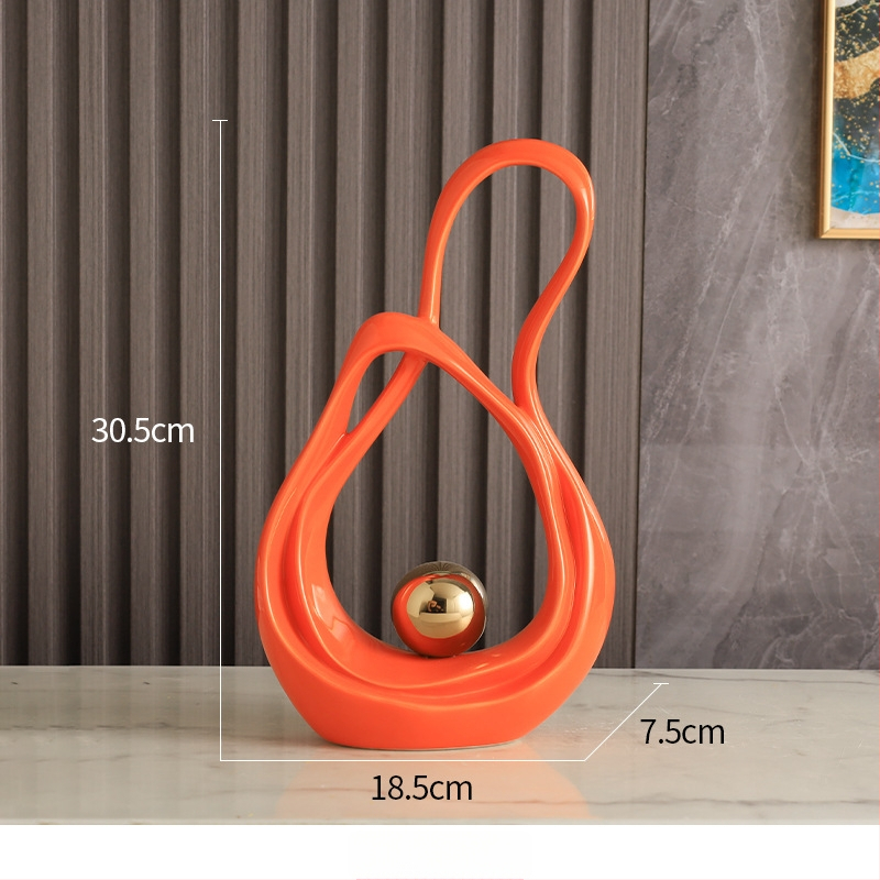 Porcelāna ģeometriska dekorācija dzīvojamajai istabai un koridoram, mūsdienīgs minimālisma stils, zīmols Elegant Four Seasons, piemērots dāvanai