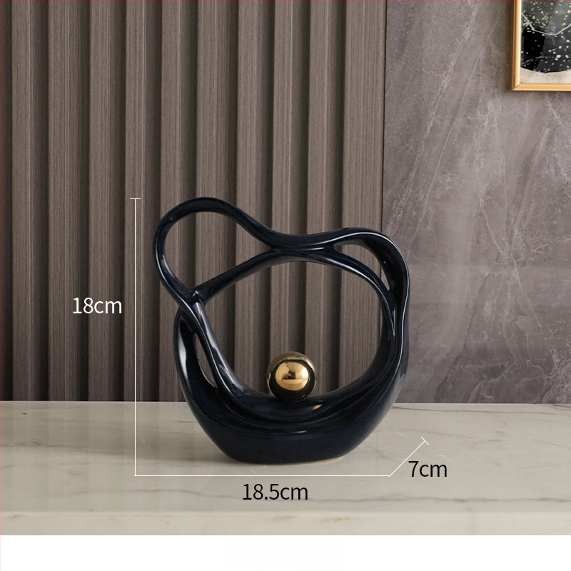 Porcelāna ģeometriska dekorācija dzīvojamajai istabai un koridoram, mūsdienīgs minimālisma stils, zīmols Elegant Four Seasons, piemērots dāvanai